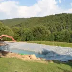 Wasserdichte Poolplanen für den Bau von Teichen und Pools