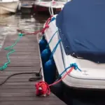 Abdeckplane für Boote mit Druckknoepfen